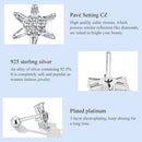 BAMOER σκουλαρίκια μπάρα SCE1458, με κυβική ζιρκόνια, ασήμι 925, ασημί - Timo Leon™ Shop