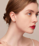 BAMOER σκουλαρίκια μπάρα SCE1458, με κυβική ζιρκόνια, ασήμι 925, ασημί - Timo Leon™ Shop