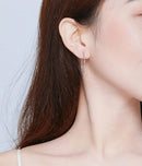 BAMOER σκουλαρίκια κρίκοι SCE710, 30mm, ασήμι 925, ασημί - Timo Leon™ Shop