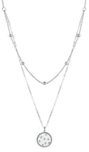 BAMOER κολιέ SCN365 δυο σειρών, ασήμι 925, ασημί - Timo Leon™ Shop