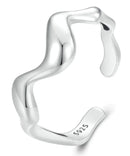 BAMOER δαχτυλίδι SCR954-E, ανοιγόμενο, ασήμι 925, ασημί - Timo Leon™ Shop