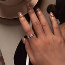 BAMOER δαχτυλίδι SCR976-E, κυβική ζιρκόνια, ανοιγόμενο, ασήμι 925, ασημί - Timo Leon™ Shop