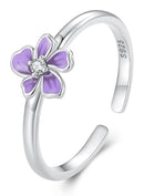 BAMOER δαχτυλίδι SCR976-E, κυβική ζιρκόνια, ανοιγόμενο, ασήμι 925, ασημί - Timo Leon™ Shop