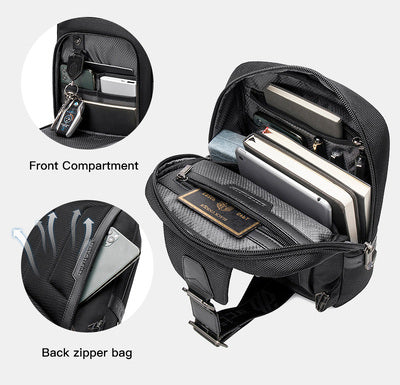 ARCTIC HUNTER τσάντα Crossbody XB00116, θήκη για tablet, μαύρη - Timo Leon™ Shop