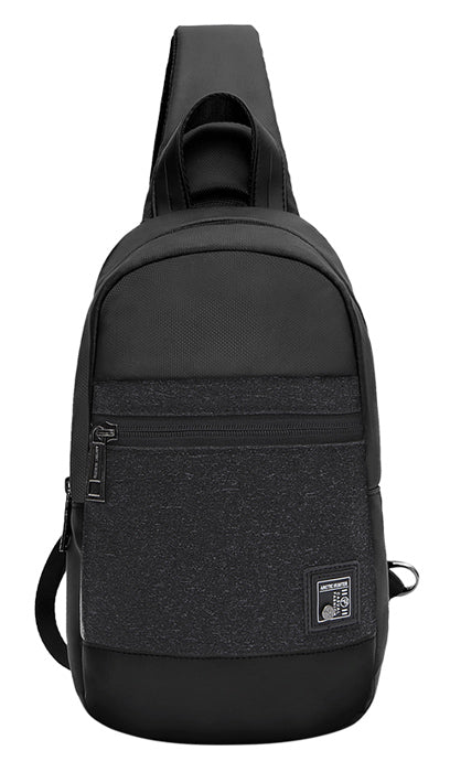 ARCTIC HUNTER τσάντα Crossbody XB0060 με θήκη tablet, αδιάβροχη, μαύρη - Timo Leon™ Shop