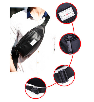 ARCTIC HUNTER τσάντα μέσης YB14001-BK, μαύρη - Timo Leon™ Shop