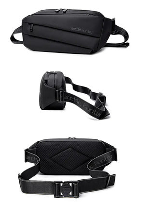 ARCTIC HUNTER τσάντα μέσης YB00029, αδιάβροχη, μαύρη - Timo Leon™ Shop